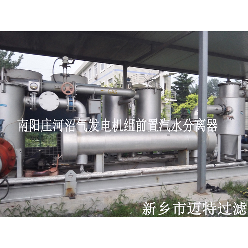 河南南陽垃圾沼氣發電廠燃燒機前氣體處理模塊，